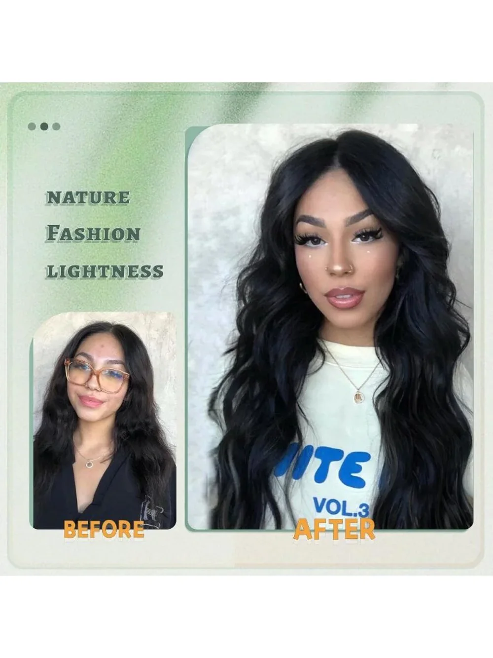 Women's Black 26 Inch Natural Synthetic Modern Long Curly Wavy Fiber Wigs